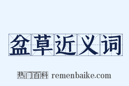盆草近义词是什么意思的图片